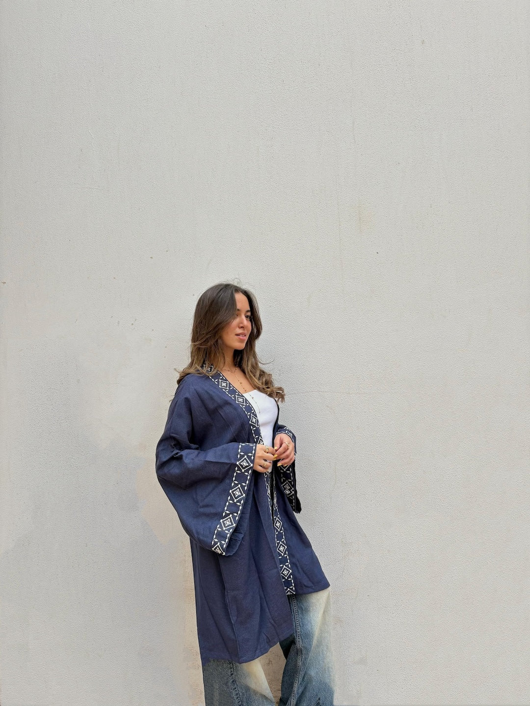 Image of Storyteller Embroidered Kimono